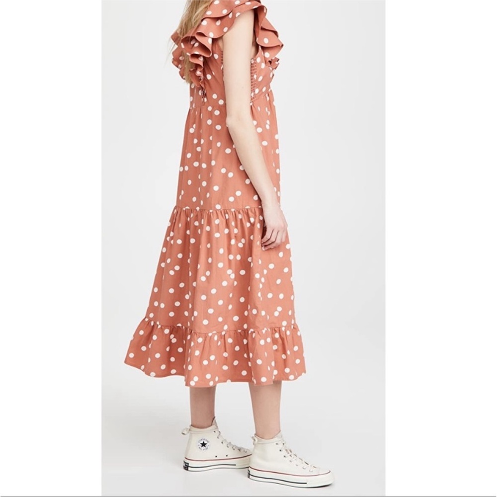 Roller Rabbit  V-Neck, Ruffle Midi dress - Picture 4 of 15
